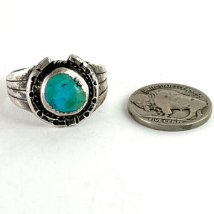 Vintage Lucky Horseshoe Ring<br>Size: 11.5