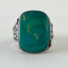 Load image into Gallery viewer, Deep Green Vintage Ring&lt;br&gt;Size: 9.5
