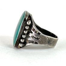 Load image into Gallery viewer, Deep Green Vintage Ring&lt;br&gt;Size: 9.5
