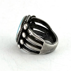 Solid Single Stone Ring<br>Size: 12.5