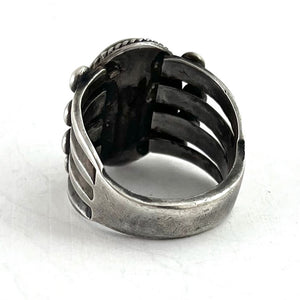 Solid Single Stone Ring<br>Size: 12.5