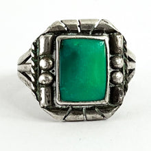 Load image into Gallery viewer, Vintage Square Stone Ring&lt;br&gt;Size: 8
