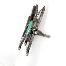 Load image into Gallery viewer, Vintage Inlay Butterfly Ring&lt;br&gt;Size: 6.5
