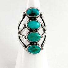 Load image into Gallery viewer, Four Stone Stack Ring&lt;br&gt;Size: 6
