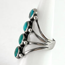 Load image into Gallery viewer, Four Stone Stack Ring&lt;br&gt;Size: 6
