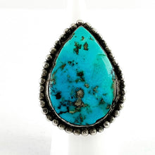 Load image into Gallery viewer, Large Turquoise Raindrop&lt;br&gt;Size: 8
