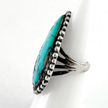 Load image into Gallery viewer, Large Turquoise Raindrop&lt;br&gt;Size: 8
