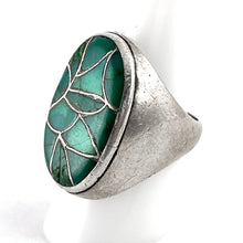 Load image into Gallery viewer, Vintage Inlay Ring<br>Size: 10
