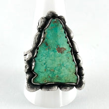 Load image into Gallery viewer, Vintage Turquoise Arrowhead Ring<br>Size: 11
