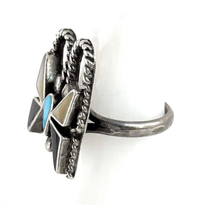 Inlay Butterfly Ring<br>Size: 5