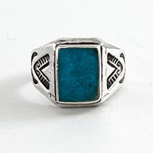 Load image into Gallery viewer, Vintage Square Stone Ring<br>Size: 8
