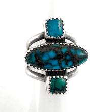 Load image into Gallery viewer, Three Stone Ring<br>By Gilbert Tom<br>Size: 6
