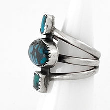 Load image into Gallery viewer, Three Stone Ring<br>By Gilbert Tom<br>Size: 6
