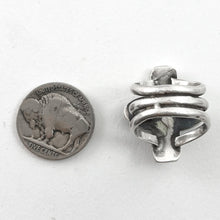 Load image into Gallery viewer, Three Stone Ring<br>By Gilbert Tom<br>Size: 6

