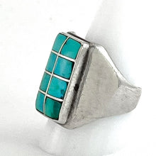 Load image into Gallery viewer, Eight Panel Inlay Ring<br>Size: 11.5
