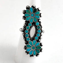 Load image into Gallery viewer, Inlay Double Flower<br>By Matthew and Rosemary Lidase<br>Size: 7.5
