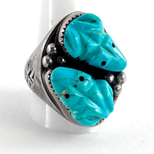Load image into Gallery viewer, Vintage Ring With Frogs<br>Size: 12.5
