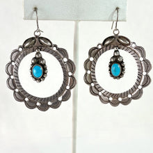 Load image into Gallery viewer, Large Vintage Hoop Earrings
