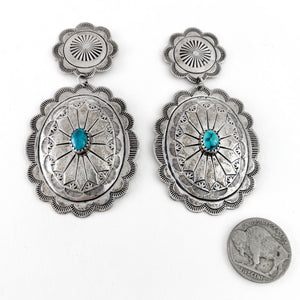 Vintage Concho Earrings