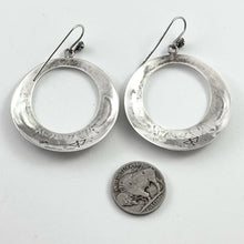 Load image into Gallery viewer, Vintage Silver Hoops&lt;br&gt;By Ike Wilson
