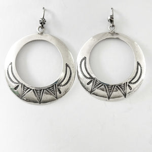 Vintage Silver Hoops<br>By Ike Wilson