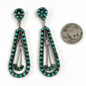 Vintage Petit Point Earrings