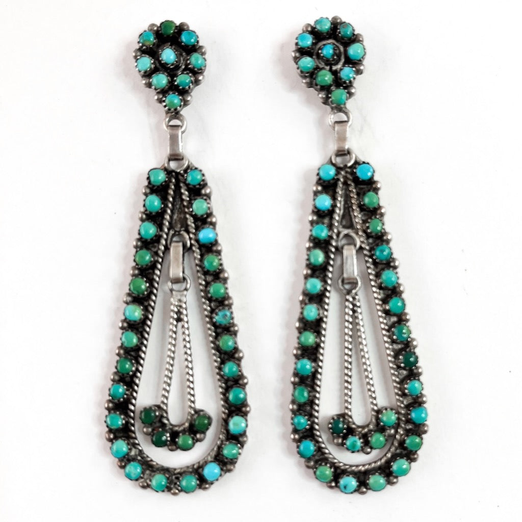 Vintage Petit Point Earrings
