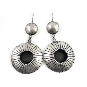 Shadowbox Hoop Earrings