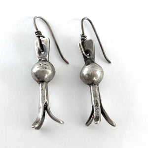 Vintage Ingot Blossom Earrings