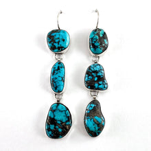 Load image into Gallery viewer, Three Stone Drop Earrings
