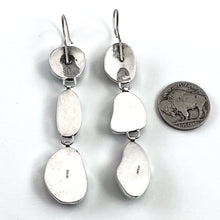 Load image into Gallery viewer, Three Stone Drop Earrings
