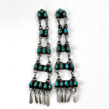 Load image into Gallery viewer, Vintage Zuni Ladder Earrings
