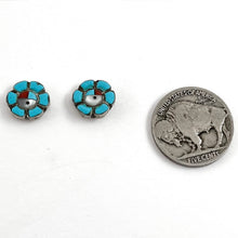 Load image into Gallery viewer, Vintage Sunface Stud Earrings
