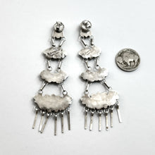 Load image into Gallery viewer, Long Chandelier Earrings<br>By E. Laconsello
