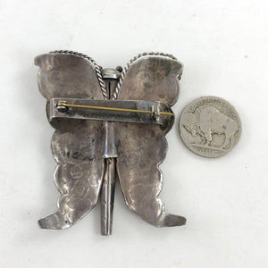 Vintage Navajo Butterfly Pin