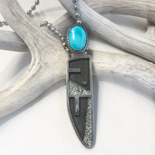 Load image into Gallery viewer, Large Stone Pendant&lt;br&gt; By Mark Roanhorse
