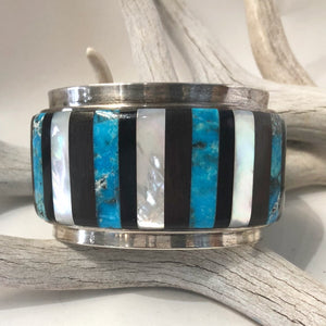 Ironwood, Mother of Pearl & Turquoise<br>By Corbet Joe