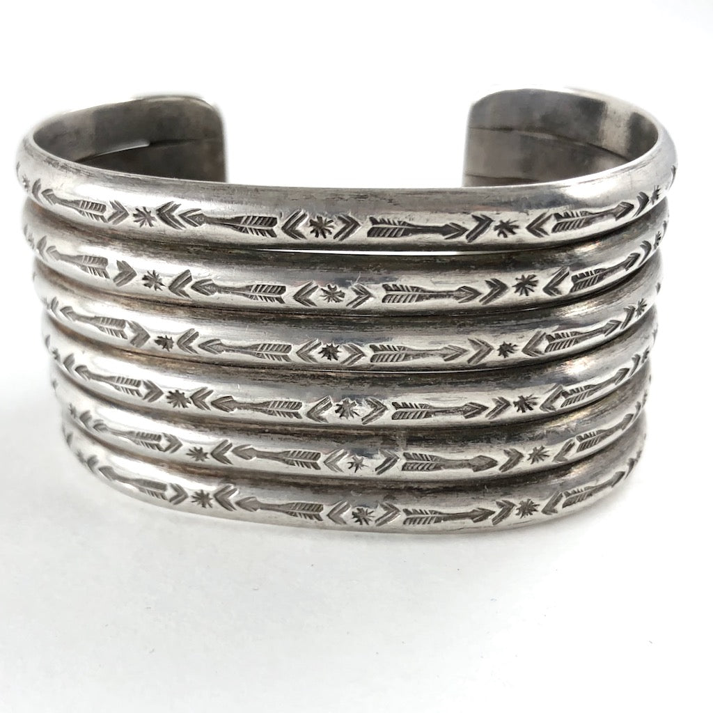 Heavy Vintage Silver Cuff