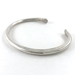 Sleek Sterling Bangle<br>By Todd Swift<br>Size: L
