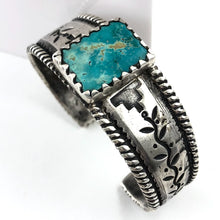 Load image into Gallery viewer, Ingot Silver With Fox Turquoise&lt;br&gt;By Jock Favour&lt;br&gt;Small
