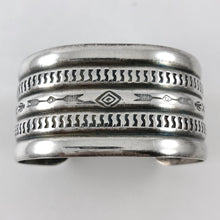Load image into Gallery viewer, Vintage Stamped Navajo Cuff
