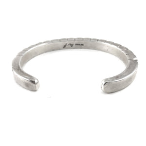Sterling Silver Stacker<br>By Julian Nez