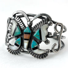 Load image into Gallery viewer, Vintage Zuni Butterfly Bracelet
