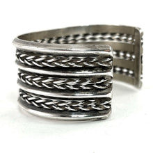 Load image into Gallery viewer, Vintage Silver Braided &amp; Twist
