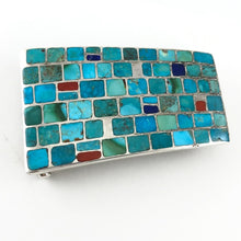 Load image into Gallery viewer, Turquoise &amp; Coral Mosaic&lt;br&gt;By Philander Begay
