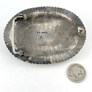 Seven Stone Concho Buckle<br>By CM Yazzie