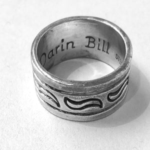 Stamped Band<br>By Darin Bill<br>Size: 6