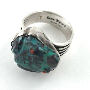 Frog Fetish Ring<br>By Emma Bighand<br>Size: 9
