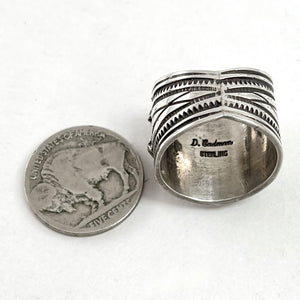 Silver Stars Ring<br>By Donovan Cadman<br>Size: 8.5