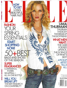 ELLE Magazine February 2005<br>Uma Thurman